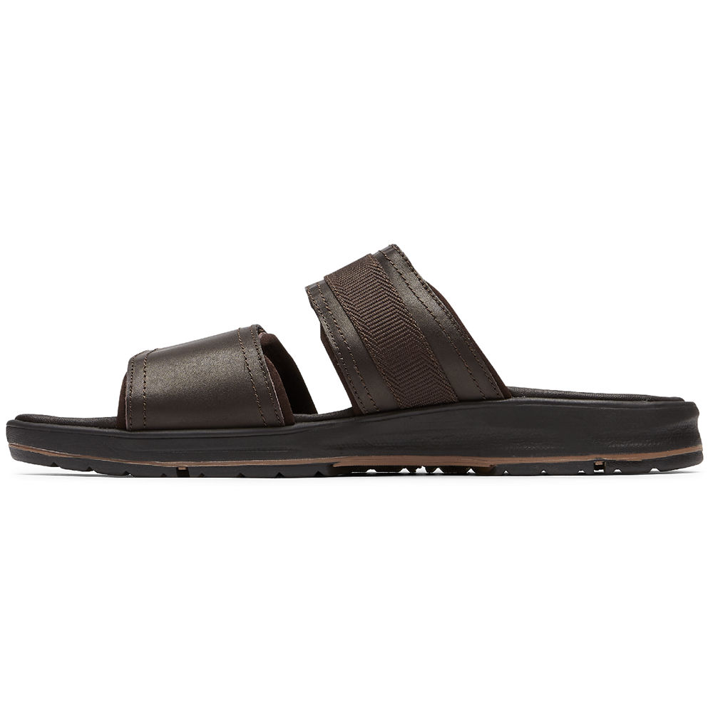 Rockport Slides For Mens Brown - Lucky Bay Dress - FP7250463